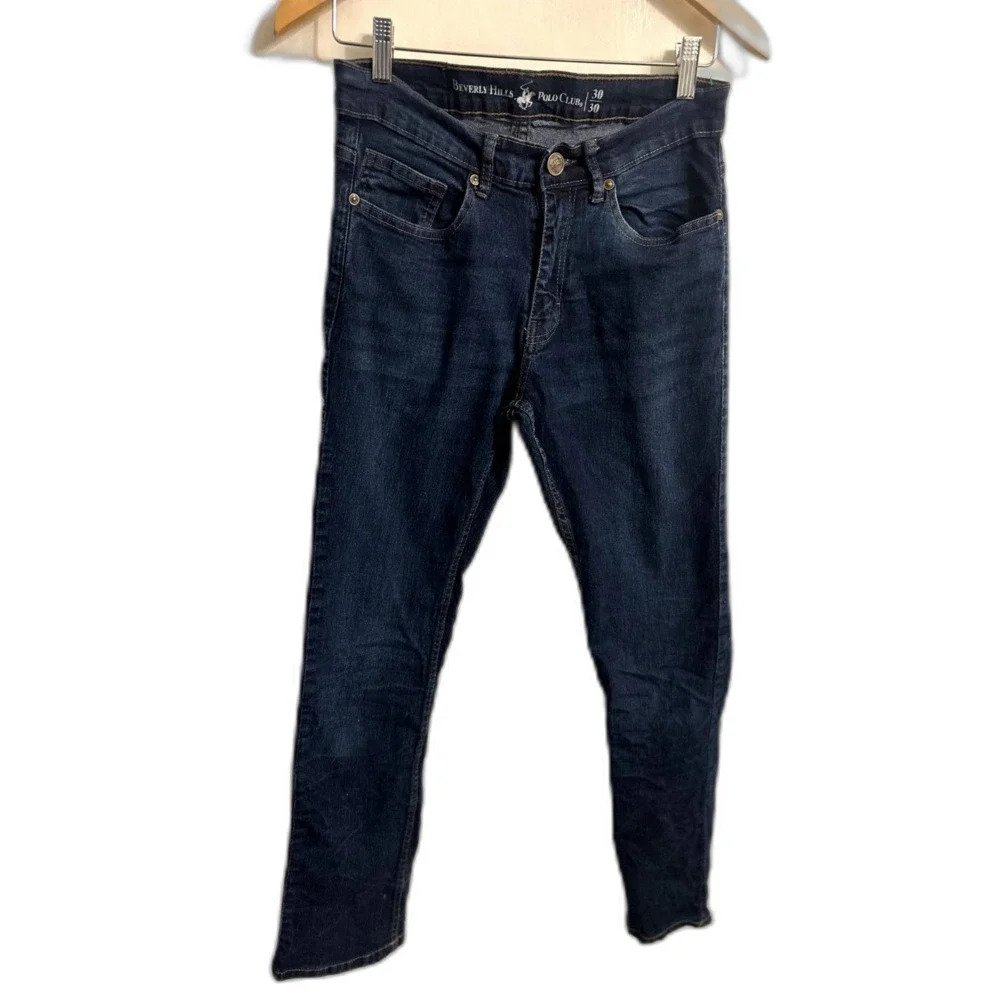Beverly Hills Polo Club Women's Jeans SZ‎ 30/30 Dark Wash SKinny